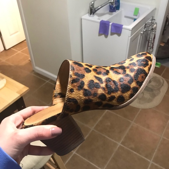 madewell leopard mules